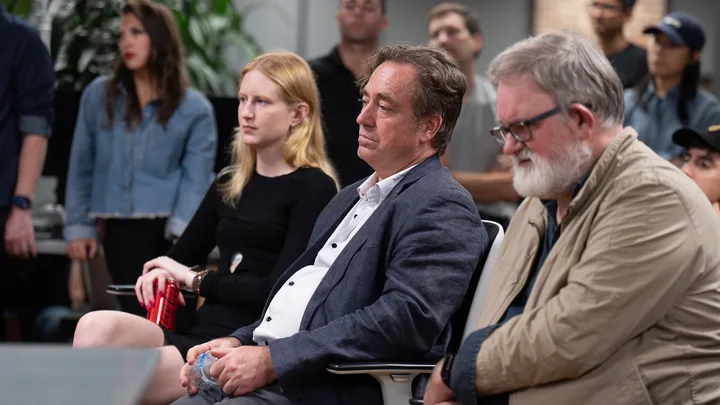Guests listening and exchanging ideas at a Melbourne storytelling event.